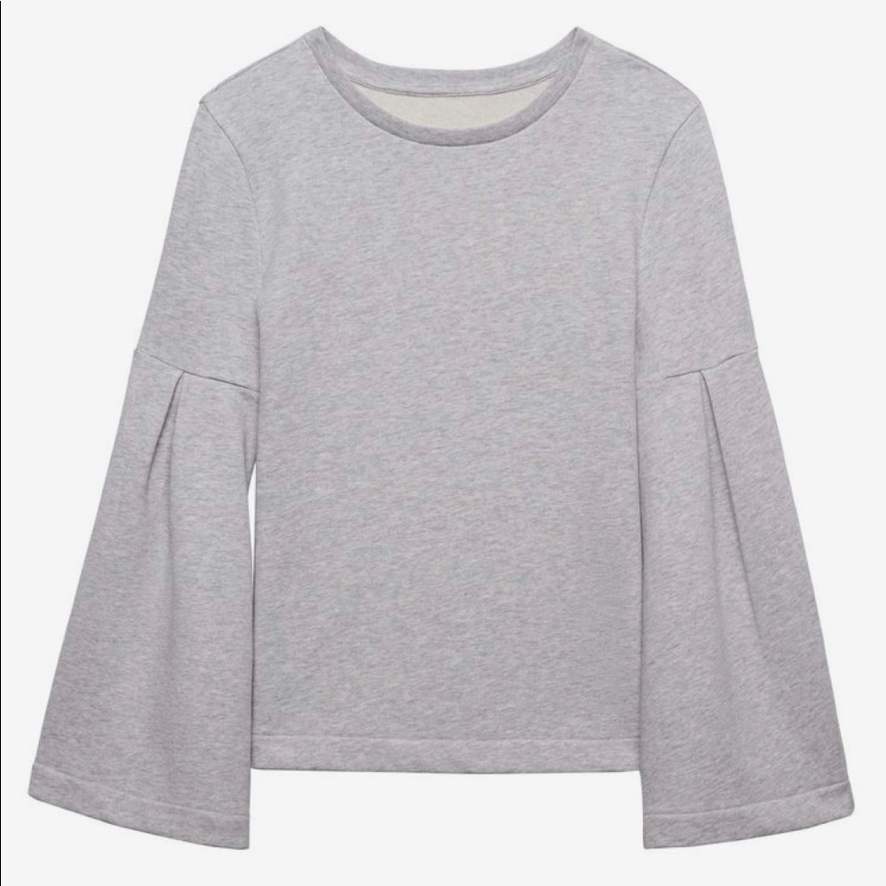 BLACK Banana Republic Bell Sleeve Sweatshirt